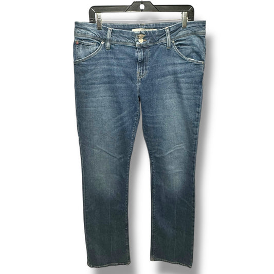 Jeans Boot Cut By Hudson In Blue Denim, Size: 16