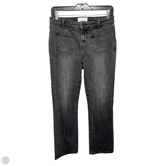 Jeans Boot Cut By Current Elliott In Black Denim, Size: 2