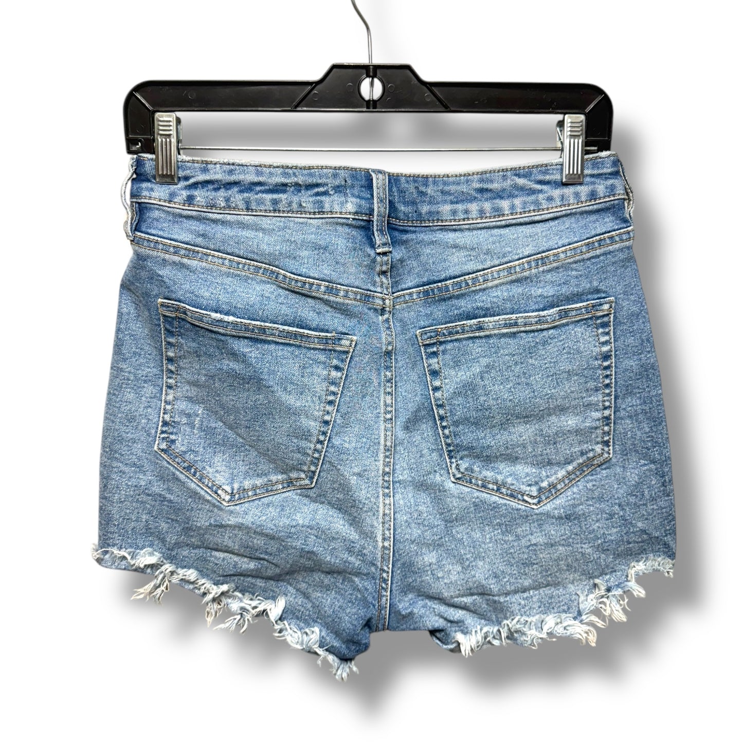 High Rise CRVY Denim Shorts By We The Free In Blue Denim, Size: 8