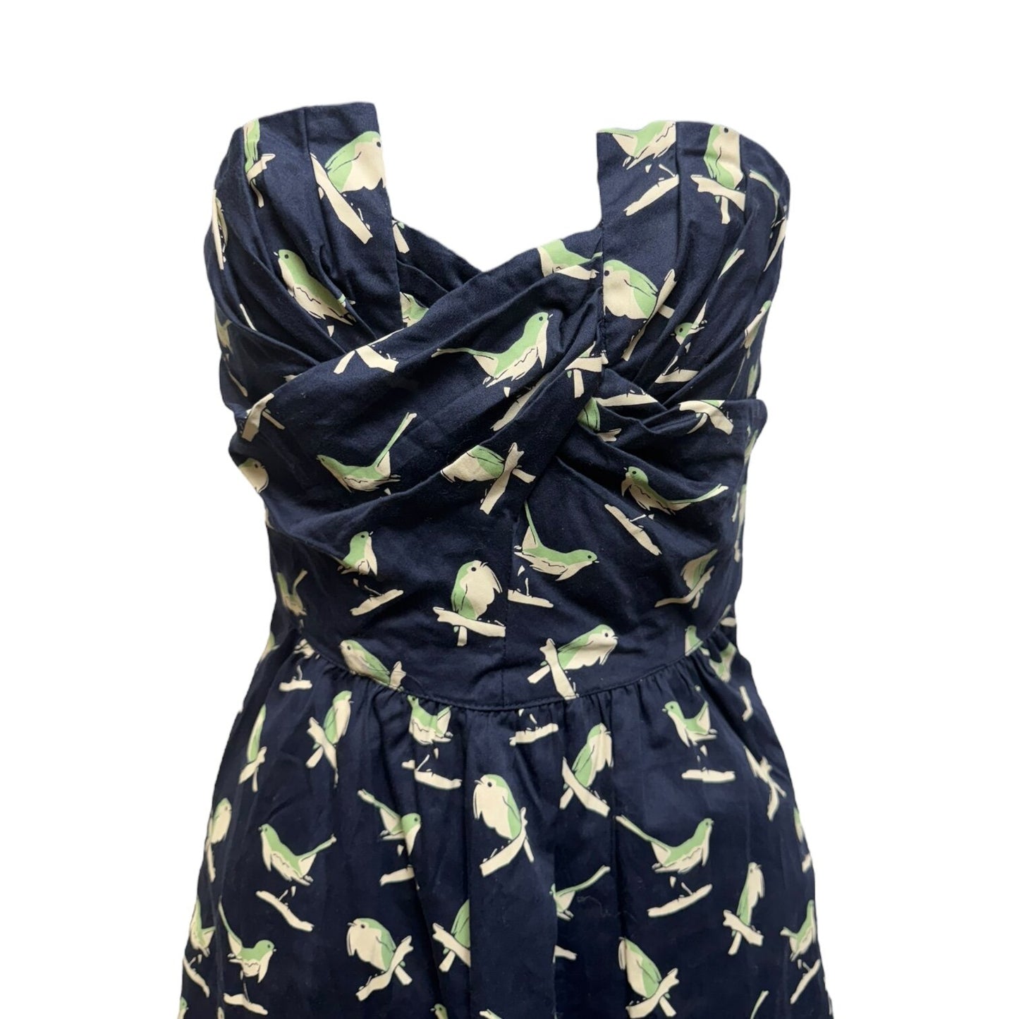 Sing Sweetly Bird Strapless Dress Casual Short By Porridge  Size: 0