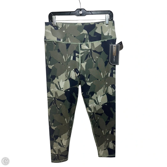 Athletic Leggings By T Tahari In Camouflage Print, Size: L
