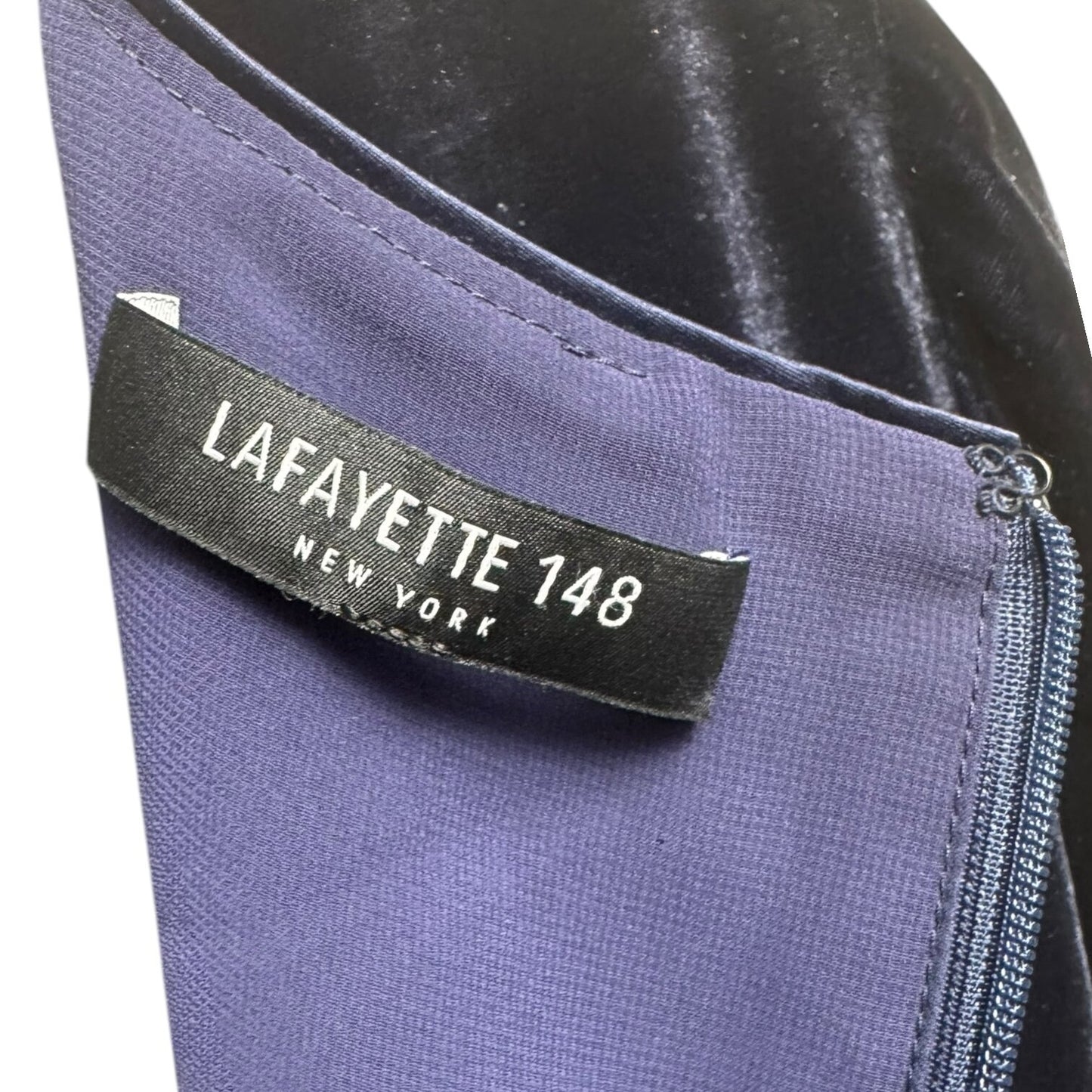 Velvet Dress Designer By Lafayette 148  Size: M