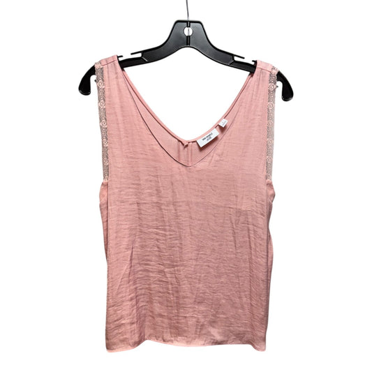 Lace Trim Top Sleeveless By Van Winkle & Co  Size: S