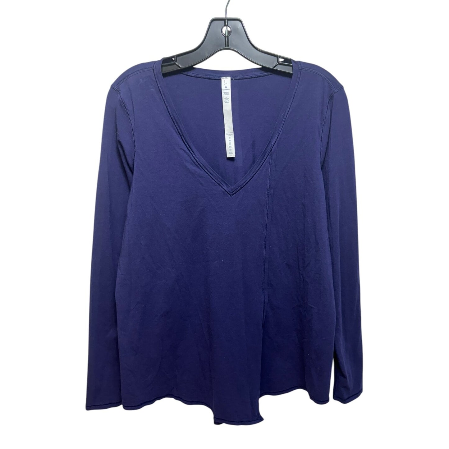 Get Low Long Sleeve By Lululemon In Emperor Blue Size: 10