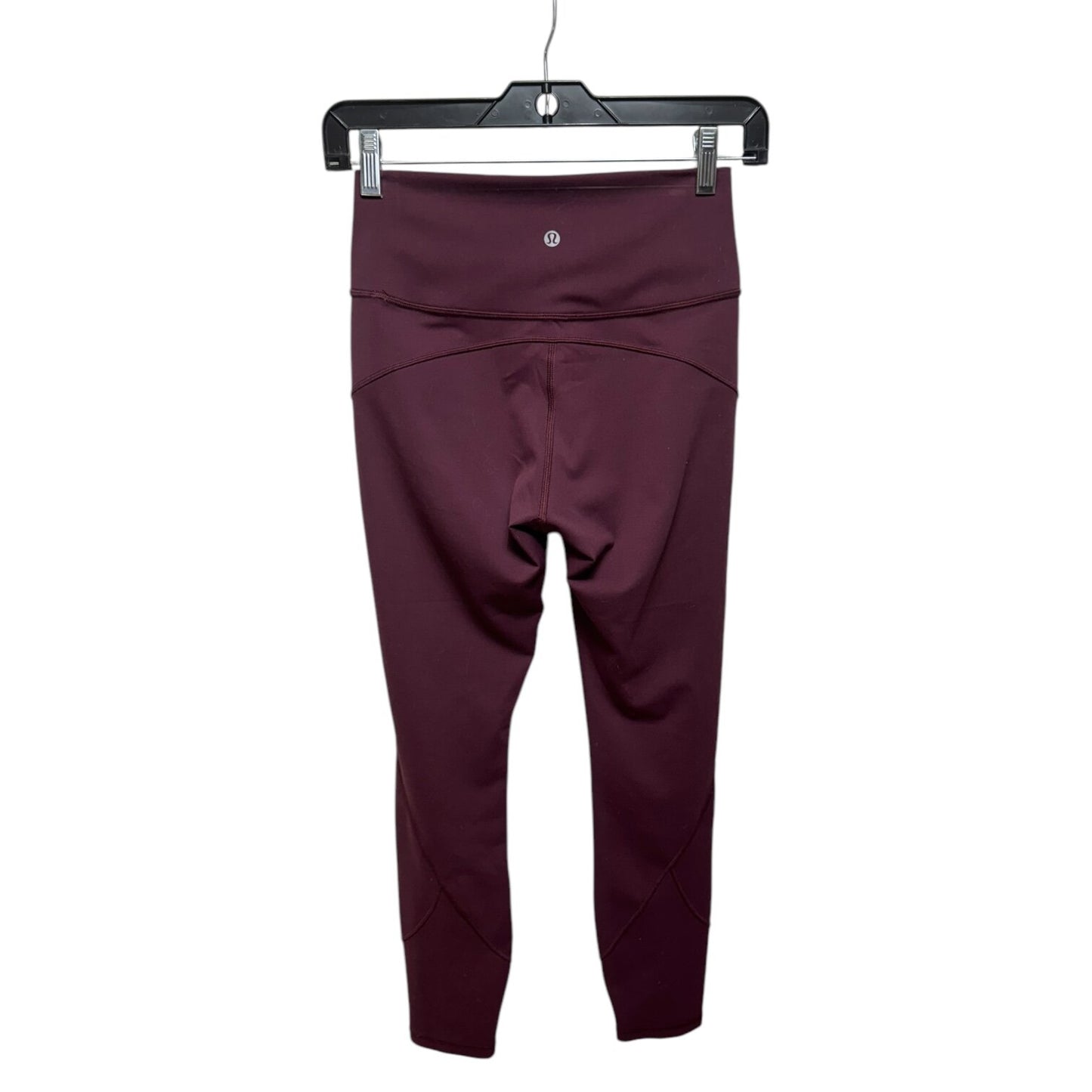 In Movement 7/8 Tight Everlux By Lululemon In Black Cherry Size: 6