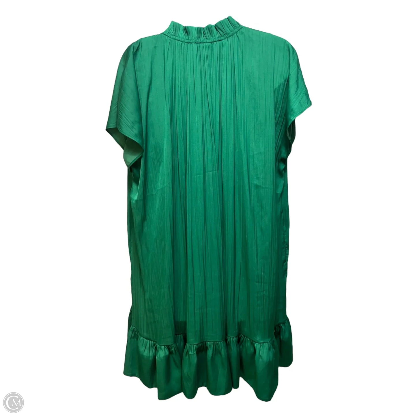 Mock-Neck Swing Dress By Anthropologie In Green, Size: S