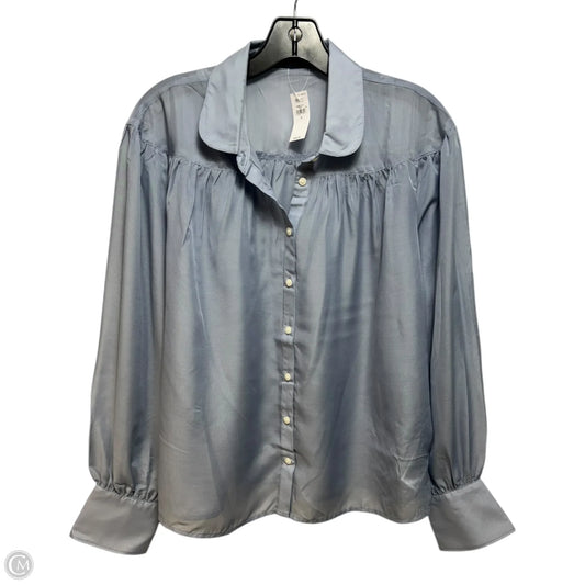 Top Long Sleeve By Gap In Blue, Size: S