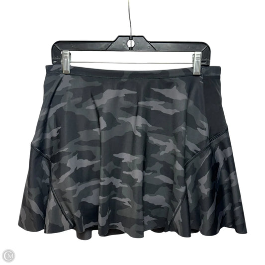 Athletic Skort By Athleta In Camouflage Print, Size: M