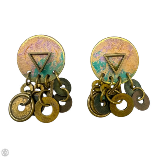 Vintage 1989 Mixed Media Earrings Dangle/drop By Jill Schwartz