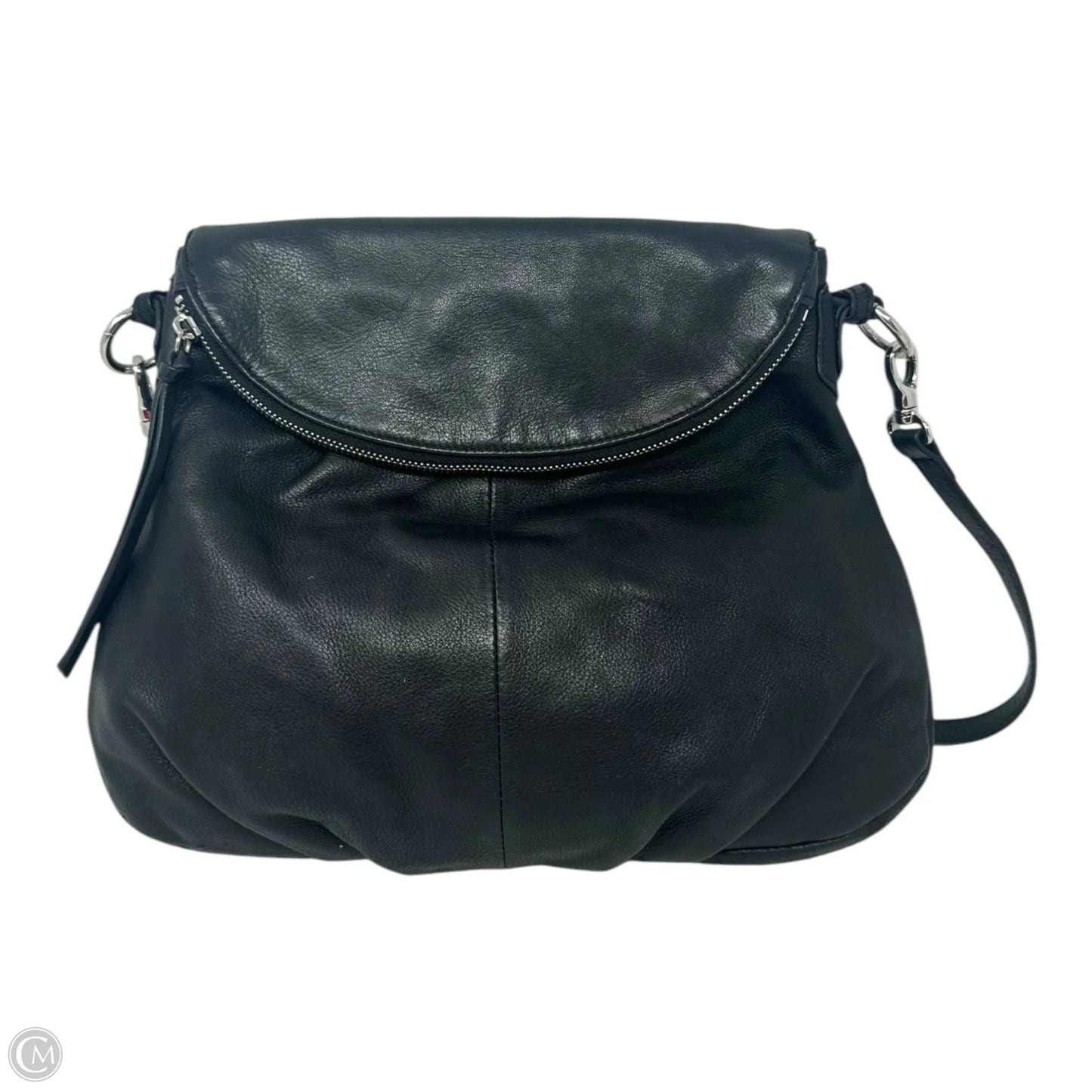 Adele Foldover Crossbody Handbag Leather By Margot, Size: Medium
