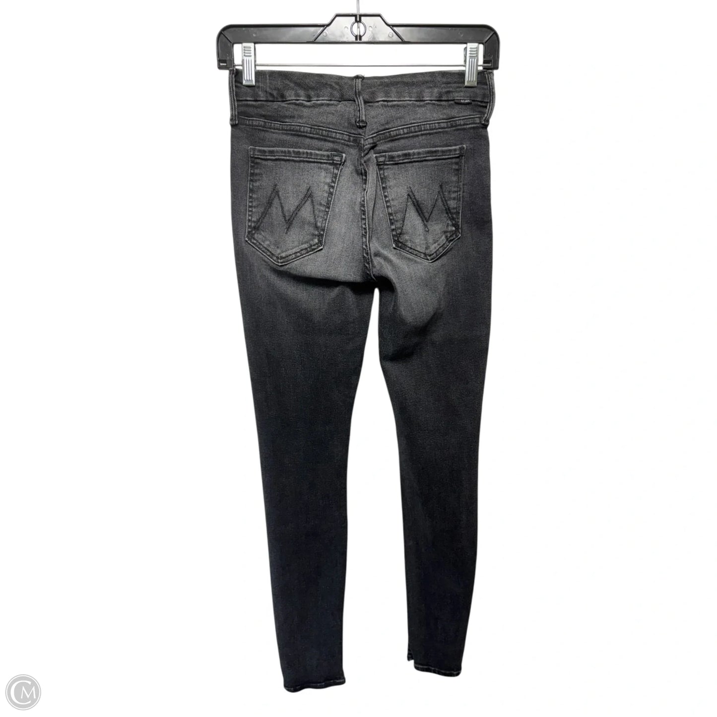 The Looker Jeans Skinny By Mother In Black Denim, Size: 2