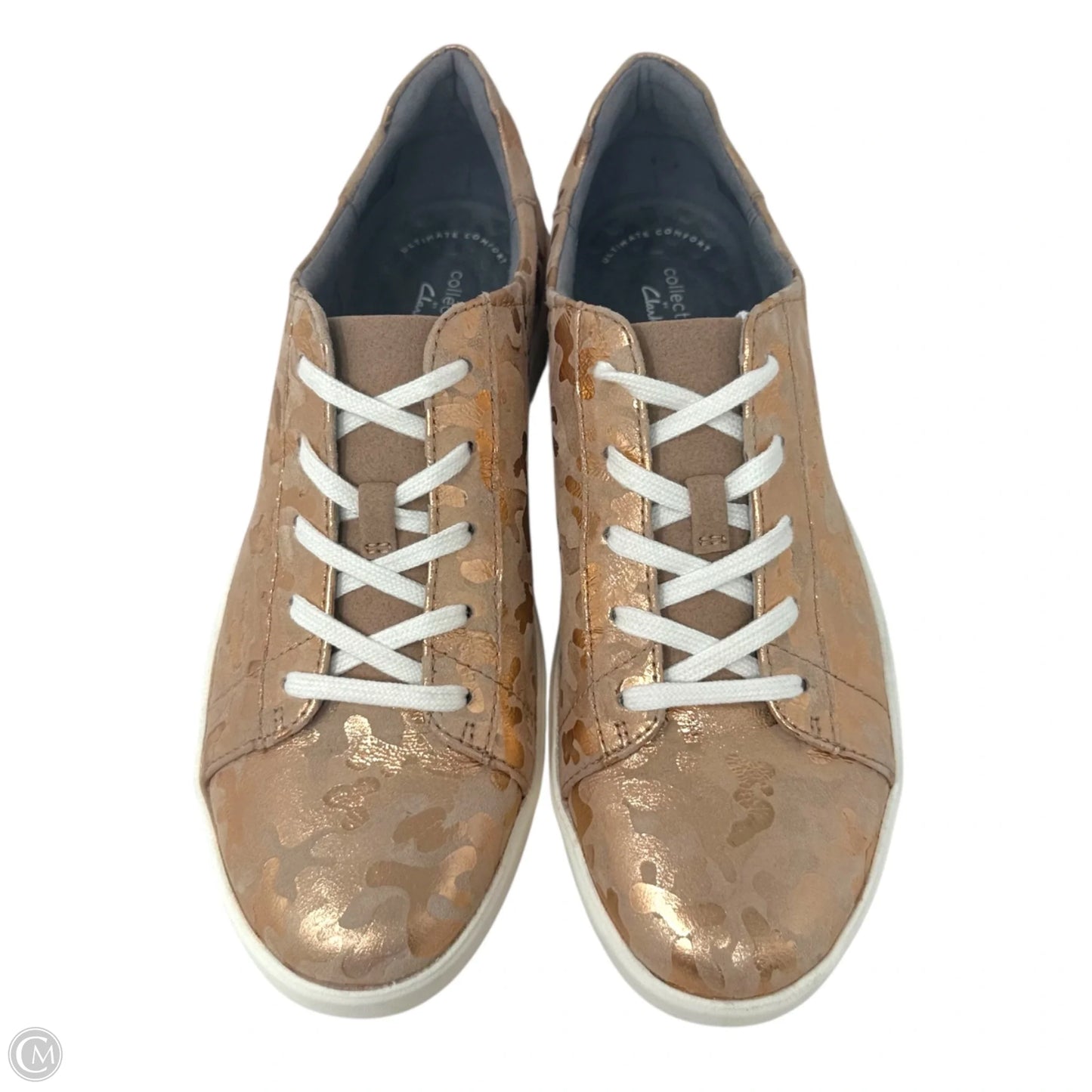 Layton Pace Sneaker By Clarks In Rose Gold, Size: 10.5