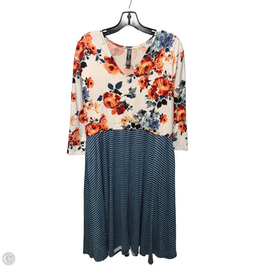 Dress Casual Maxi By Agnes & Dora In Multi-colored, Size: Xxl