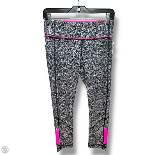 Athletic Leggings By Lululemon In Black & White, Size: 6