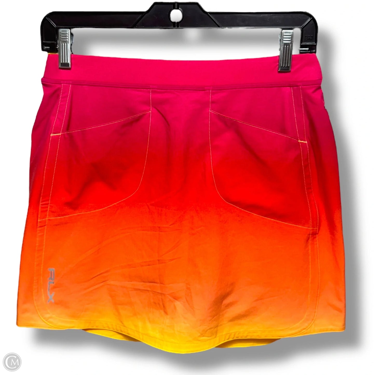 Athletic Skort By Ralph Lauren In Orange & Pink, Size: Xs