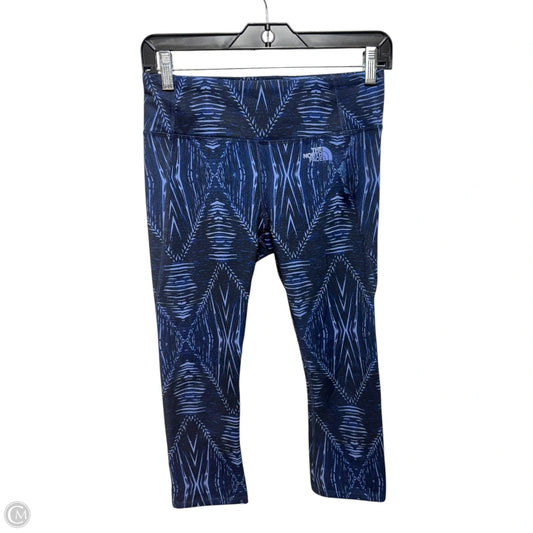 Athletic Leggings Capris By The North Face In Black & Blue, Size: S