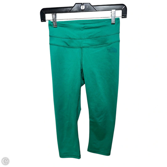 Athletic Leggings Capris By The North Face In Green, Size: Xs