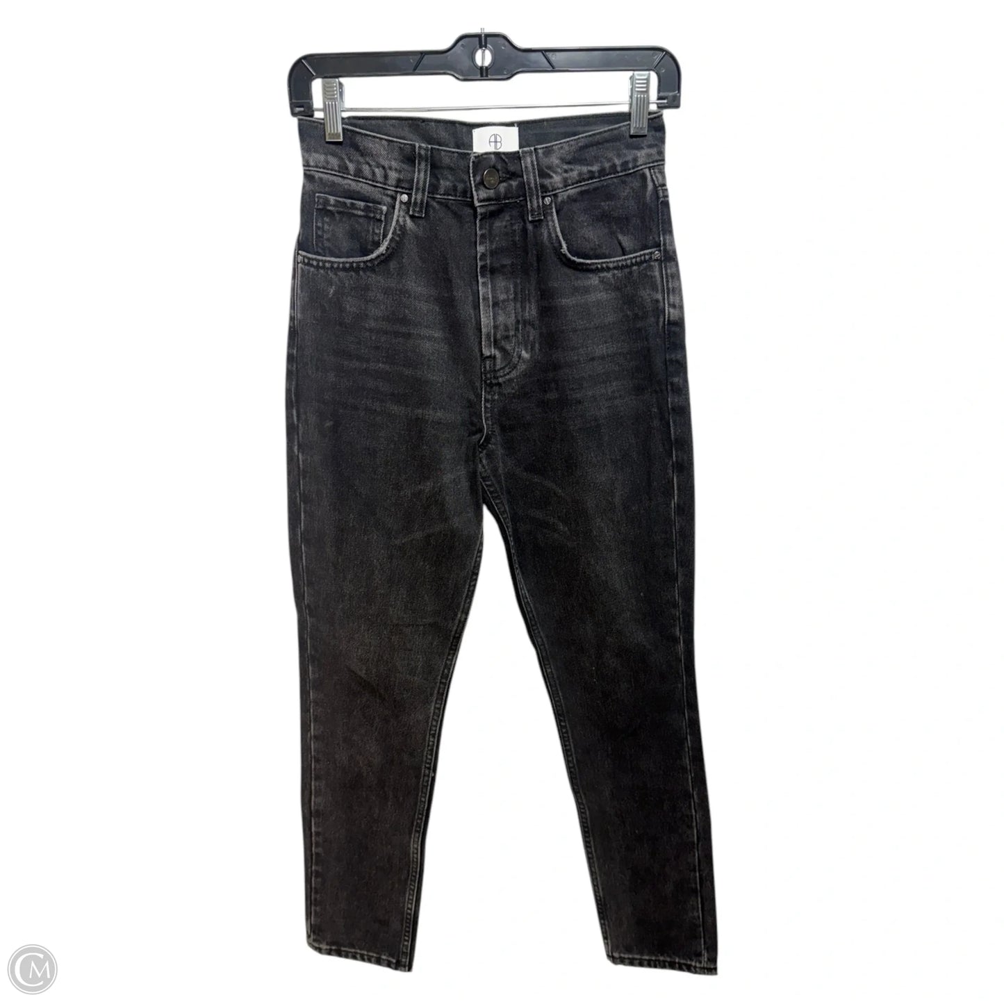 Jeans Boyfriend By Anine Bing In Black Denim, Size: 0