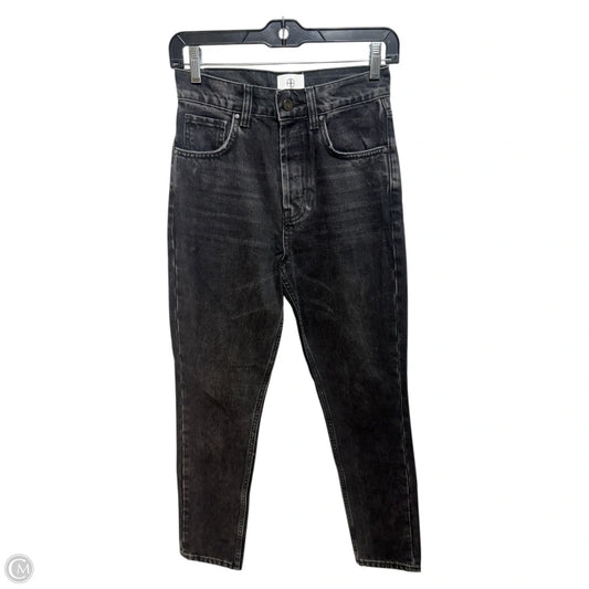 Jeans Boyfriend By Anine Bing In Black Denim, Size: 0