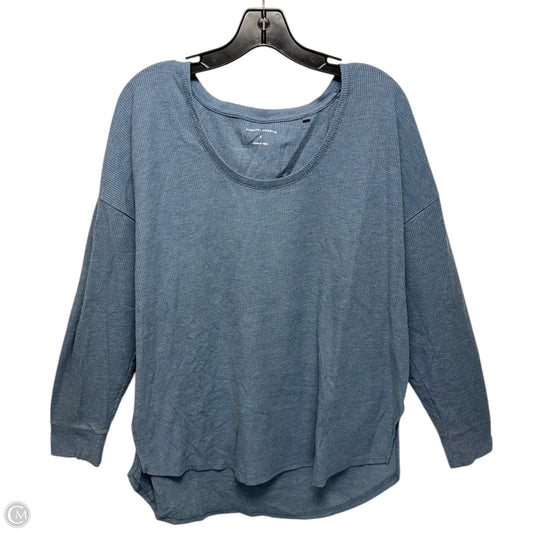 Top Long Sleeve By universal standard In Blue, Size: S
