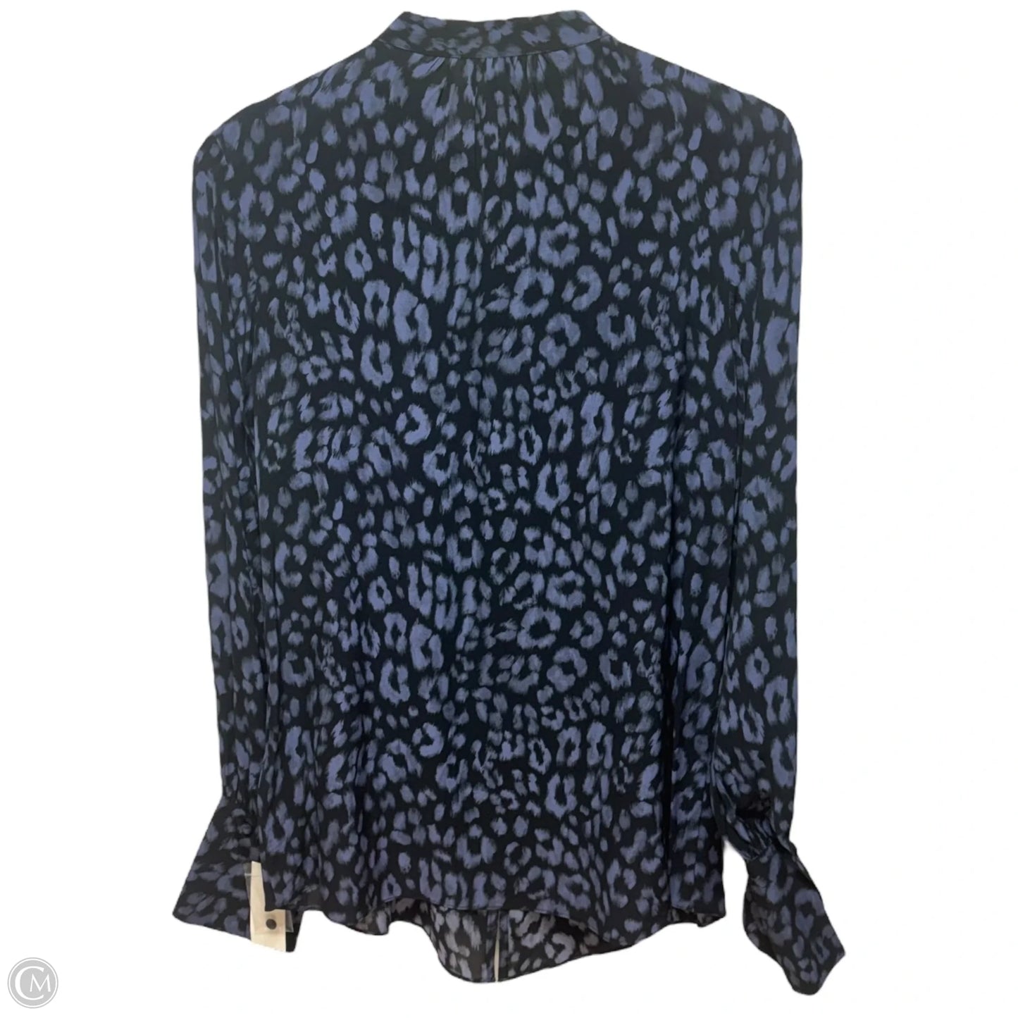 Top Long Sleeve By Joie In Black & Blue, Size: S
