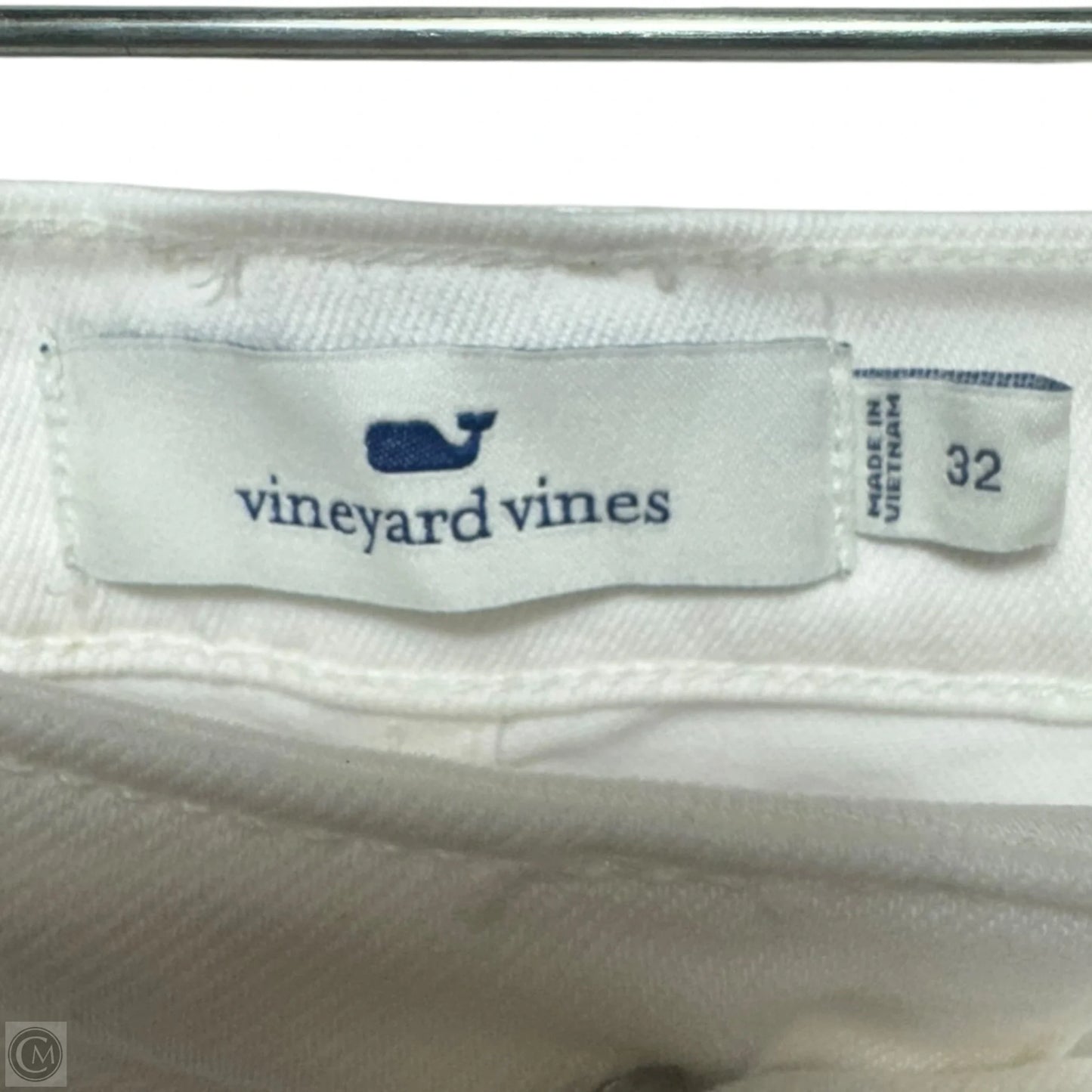 Jeans Boot Cut By Vineyard Vines In White Denim, Size: 14/32