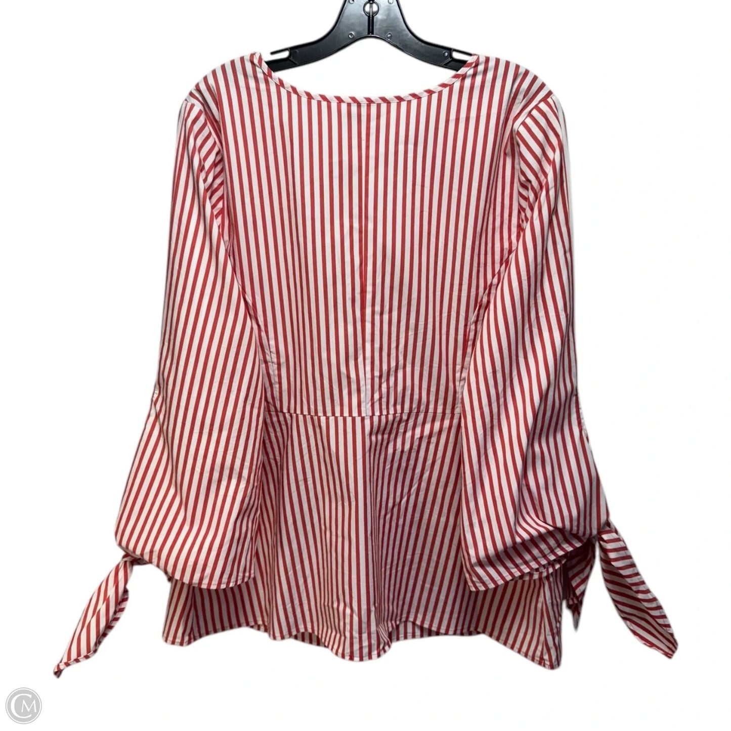 Top Long Sleeve By J. Crew In Striped Pattern, Size: Xl