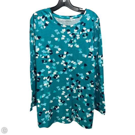 Top Long Sleeve By Woman Within In Multi-colored, Size: 18