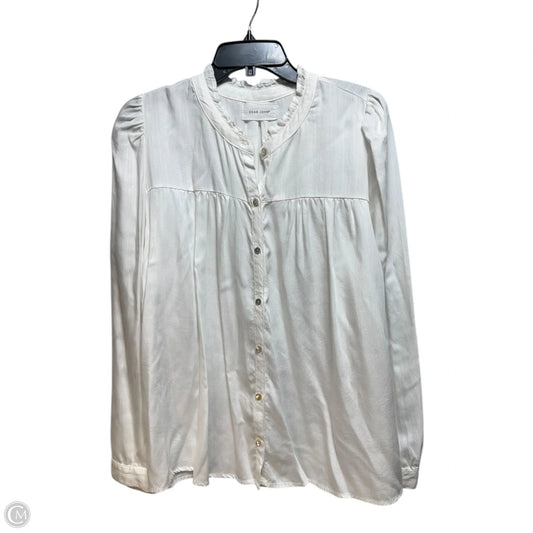 Top Long Sleeve By Dear John In White, Size: M