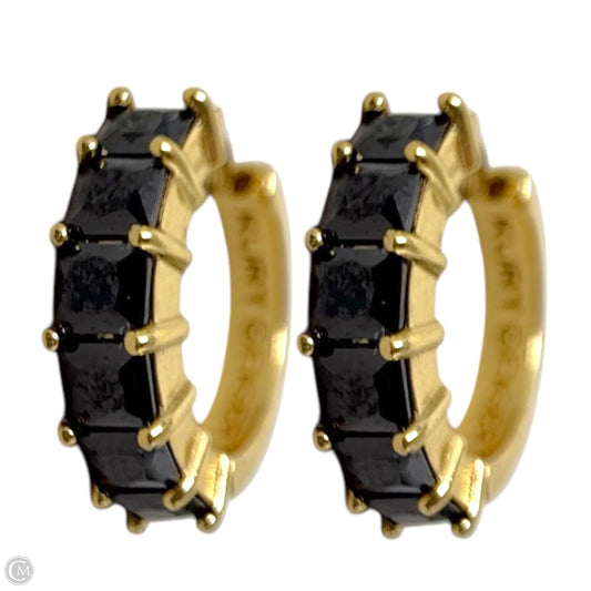Crystal Huggie Hoop Earrings Designer By Kurt Geiger