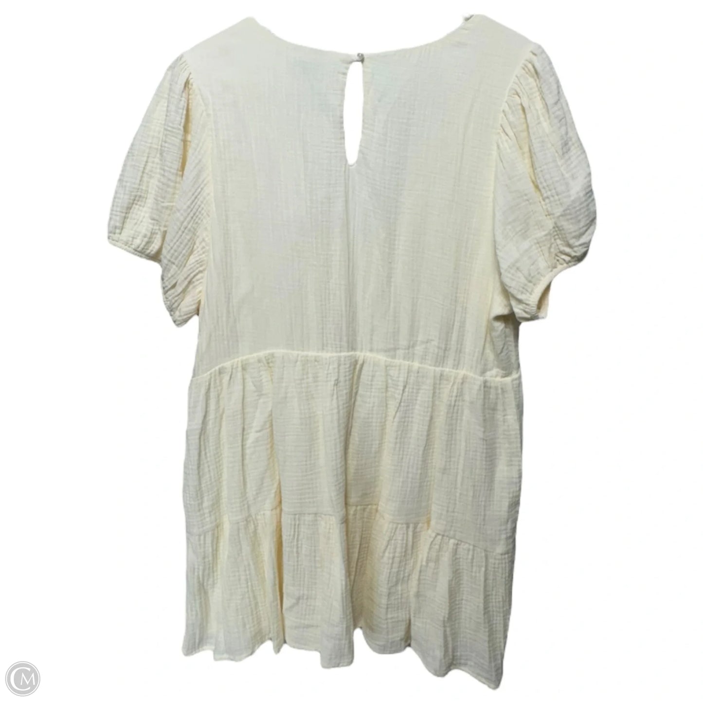Dress Casual Short By True Craft In Cream, Size: 2x