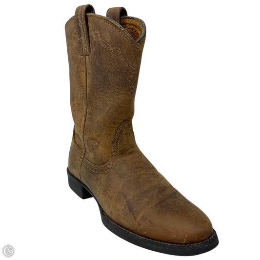 Heritage Roper Boots Western By Ariat In Brown, Size: 6.5
