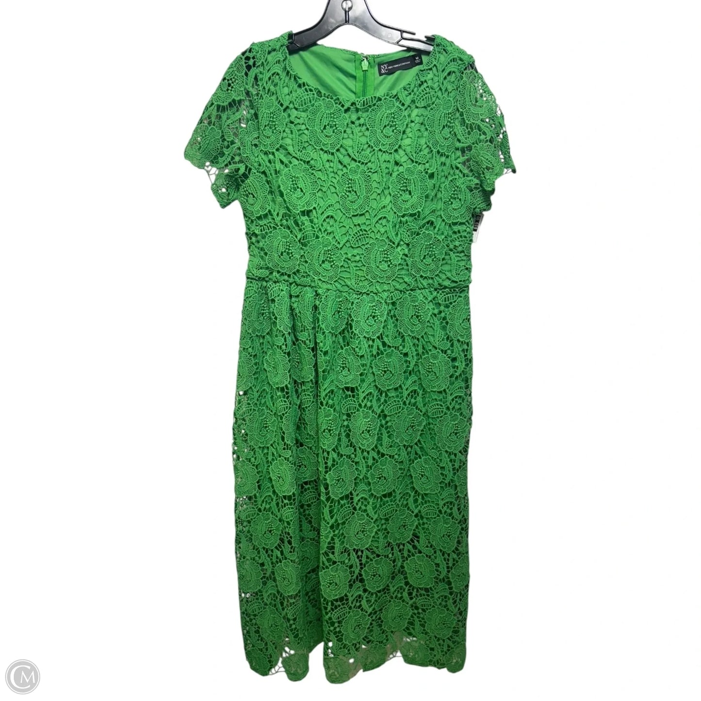 Dress Casual Maxi By New York And Co In Green, Size: M