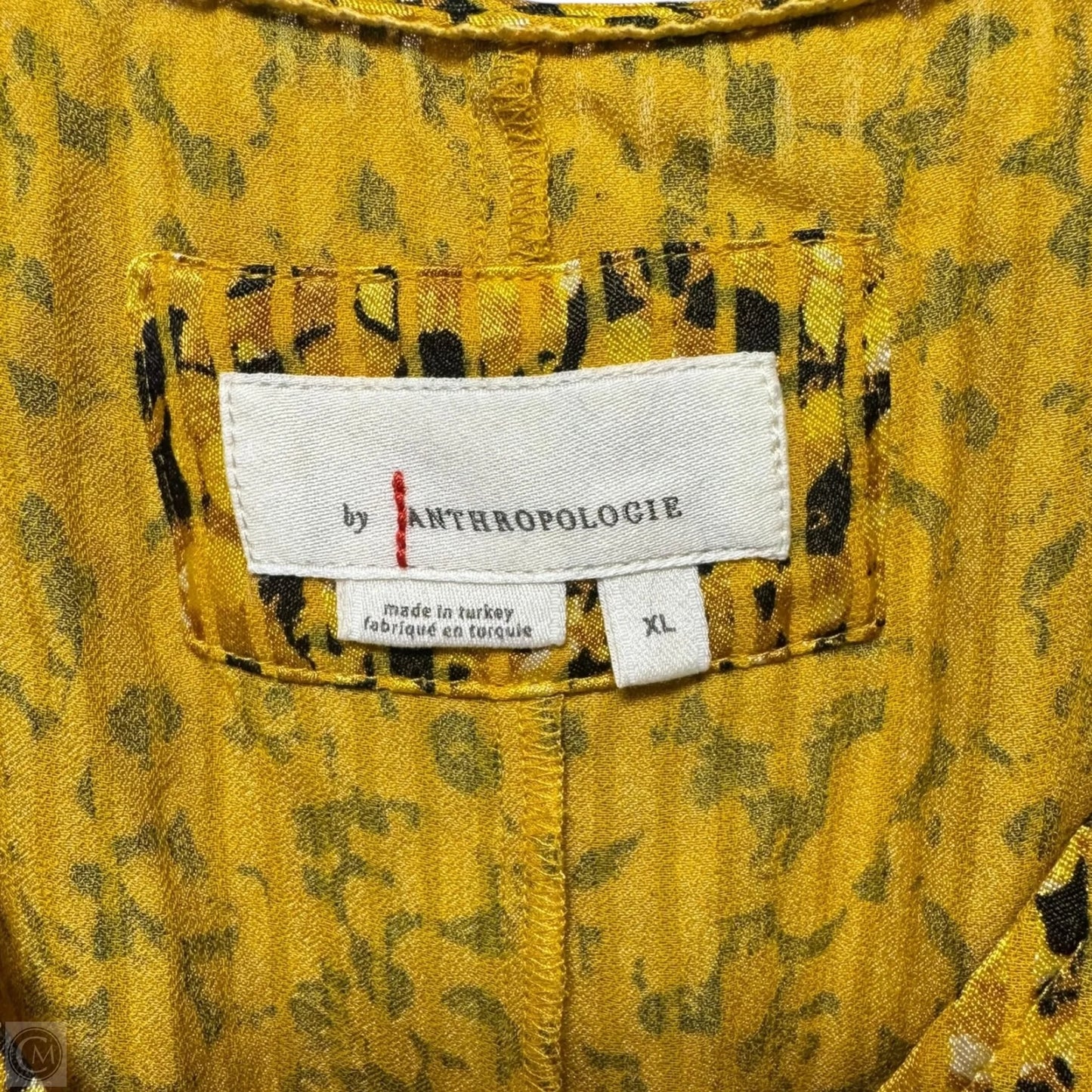 Marigold Midi Dress By Anthropologie In Yellow, Size: XL