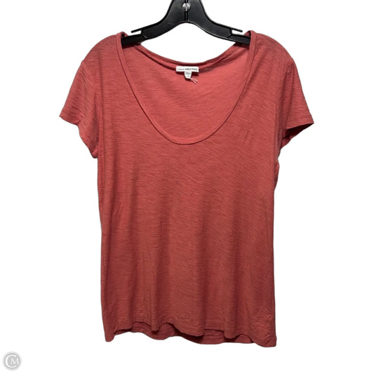 Top Short Sleeve By James Perse In Coral, Size: M