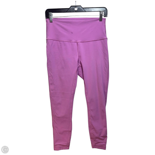 Athletic Leggings By Lululemon In Pink, Size: 8