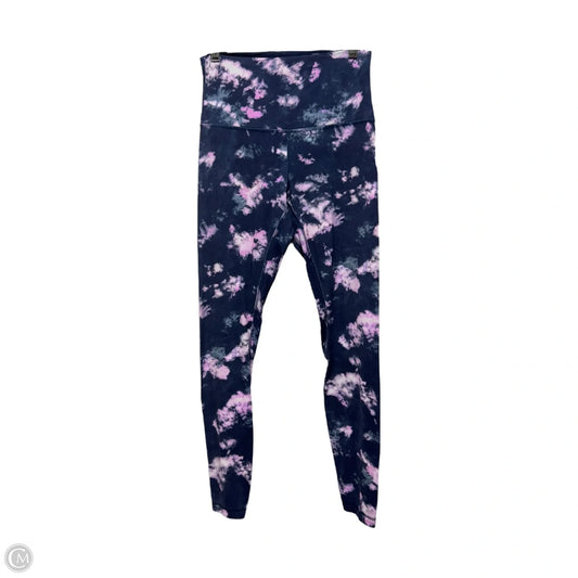 Athletic Leggings By Lululemon In Blue & Pink, Size: 6