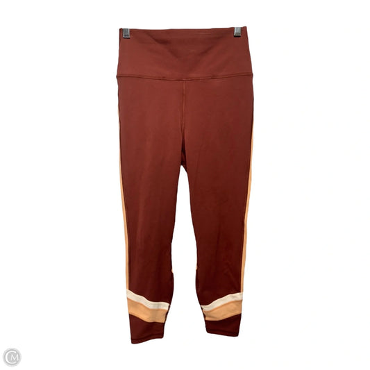 Athletic Leggings By Spiritual Gangster In Brown, Size: M