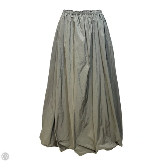 Parachute Skirt Maxi By Anthropologie In Green, Size: S