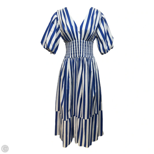 The Extra Extra Poplin Dress Casual Maxi By AYR In Striped Pattern, Size: S
