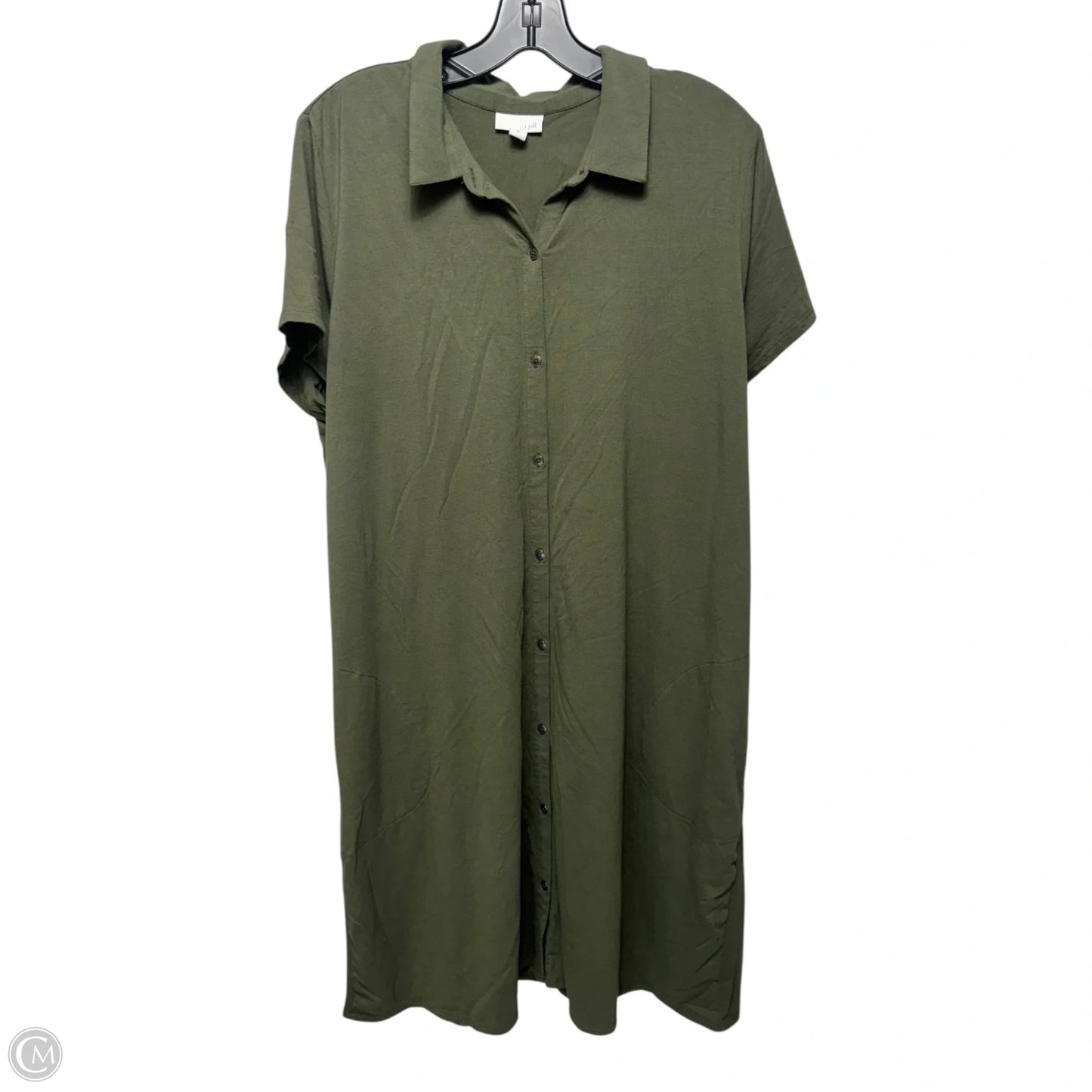 Shirt Dress By J. Jill In Kale, Size: Xl