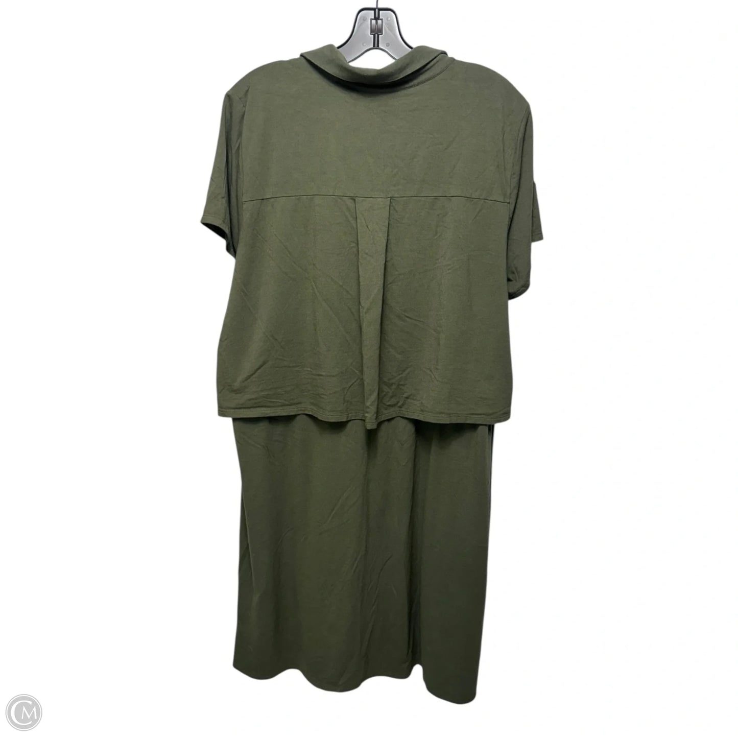 Shirt Dress By J. Jill In Kale, Size: Xl
