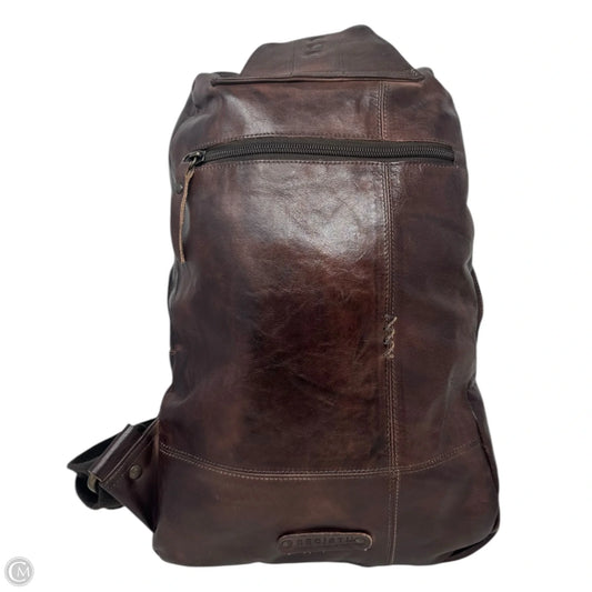 Boss Patchwork Sling Backpack Handbag Leather By Bed Stu, Size: Medium