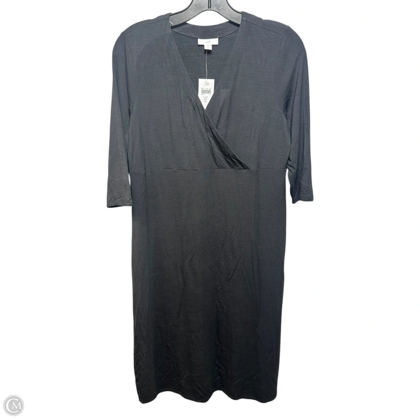 Poppy Wrap Knit Dress By J. Jill In Black, Size: Sp
