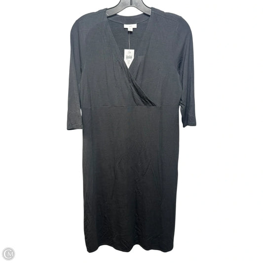Poppy Wrap Knit Dress By J. Jill In Black, Size: Sp