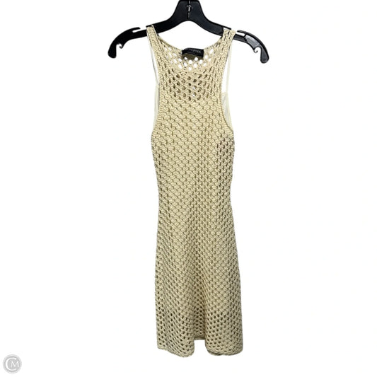 Crochet Dress Casual Short By Minkpink In Cream, Size: Xs