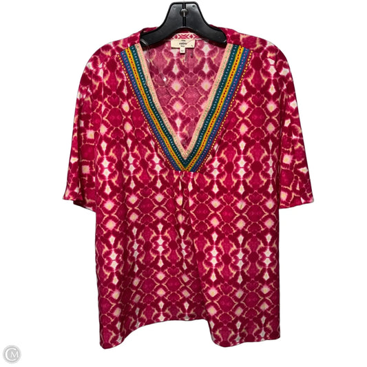 Top Short Sleeve By Entro In Tie Dye Print, Size: M