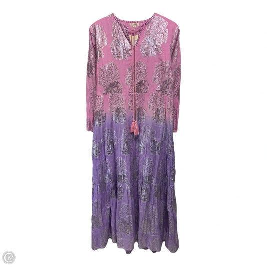 Dress Casual Maxi By Paani In Pink & Purple, Size: M