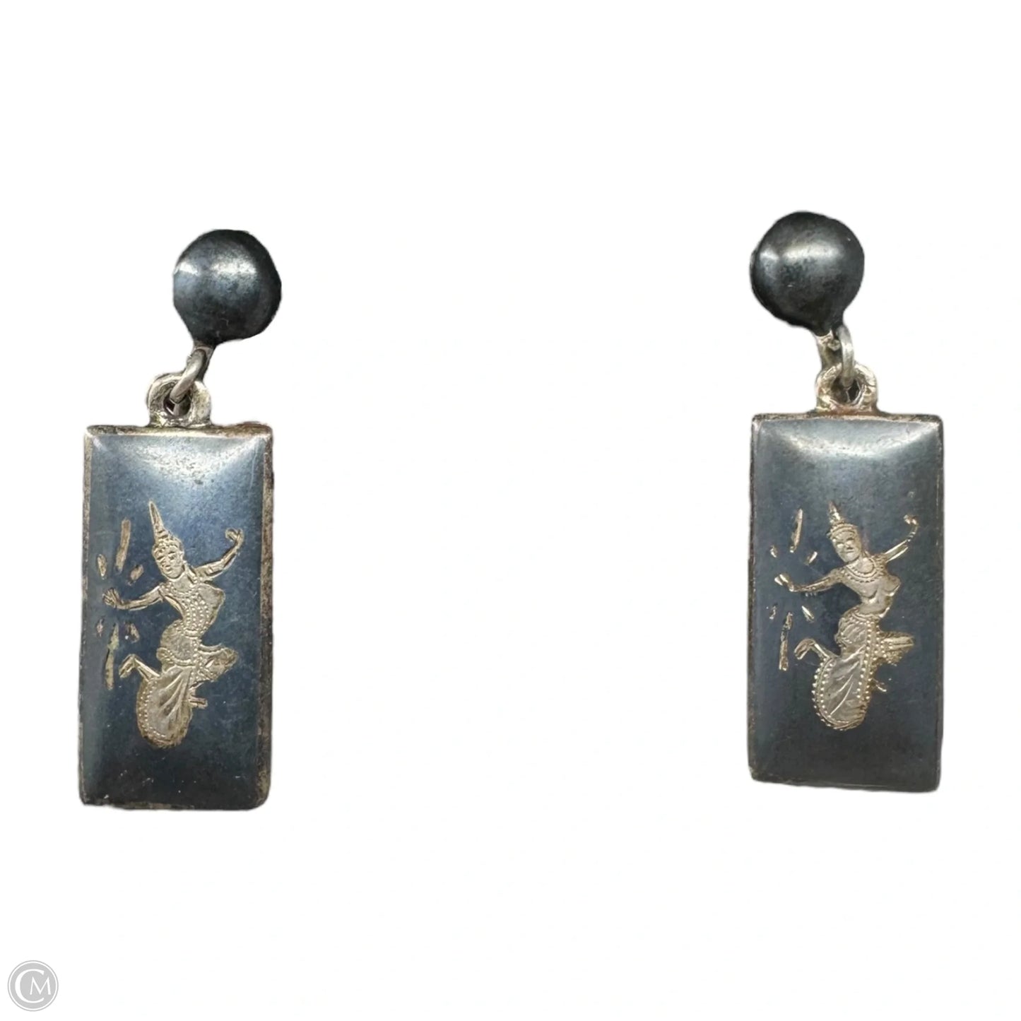 Vintage Thai Dancer Earrings Sterling Silver By Clothes Mentor