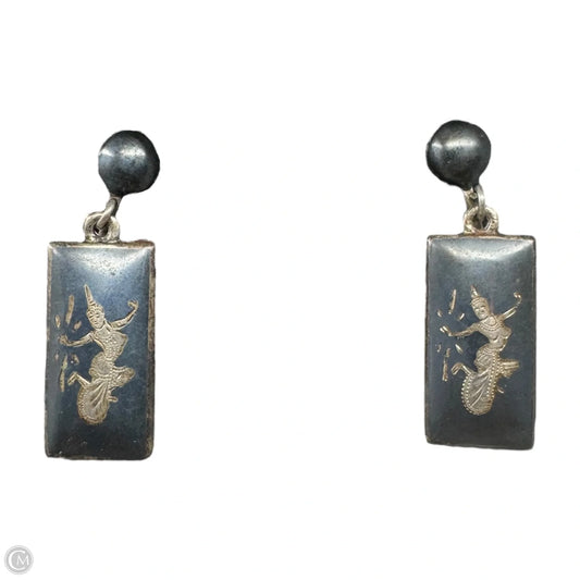 Vintage Thai Dancer Earrings Sterling Silver By Clothes Mentor